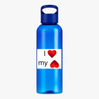 Прозрачная спортивная бутылка