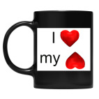 Кружка цветная UV-DTF