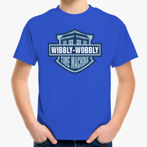 Детская футболка Wibbly-Wobbly - Time Machine