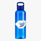 Прозрачная спортивная бутылка