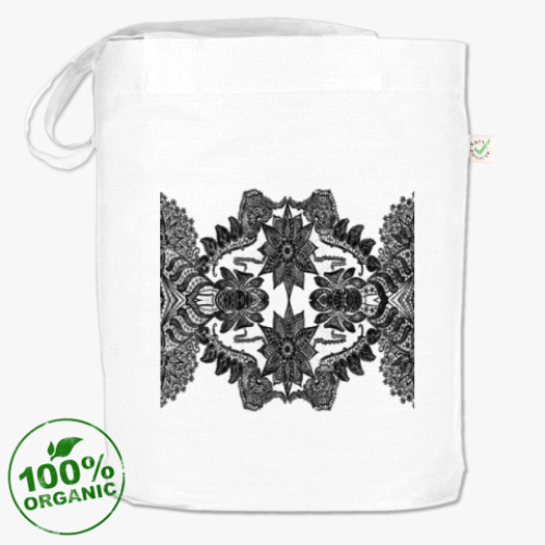 Сумка шоппер с принтом абстракция