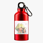 Металлическая бутылка 400 мл UV-DTF