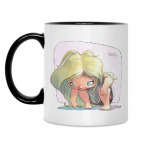 Кружка двухцветная