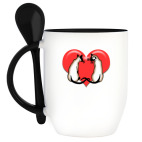 Кружка с ложкой