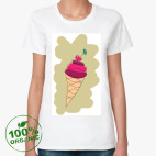 Женская футболка органик