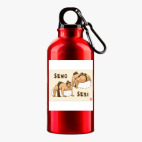 Металлическая бутылка 400 мл UV-DTF