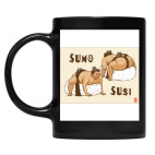 Кружка цветная UV-DTF