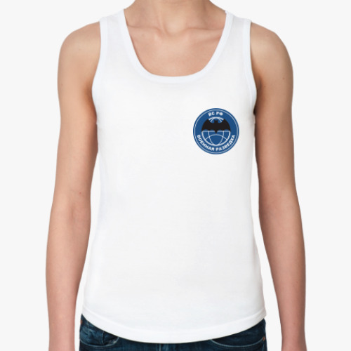 Женская майка с принтом Военная разведка