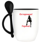 Кружка с ложкой