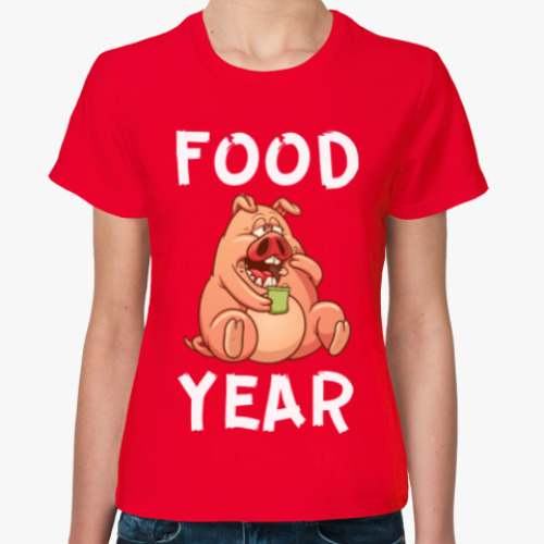Женская футболка FOOD YEAR