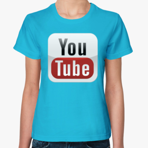 Женская футболка YouTube