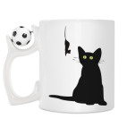 Кружка с футбольным мячиком