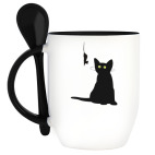 Кружка с ложкой