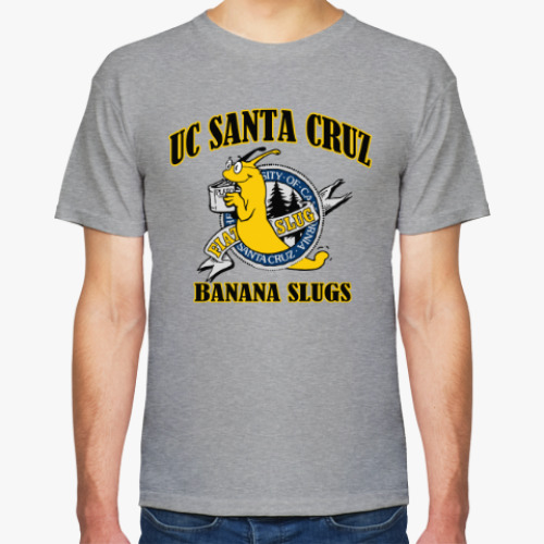 Футболка с принтом uc santa cruz banana slugs