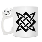 Кружка с футбольным мячиком