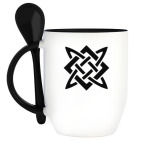 Кружка с ложкой