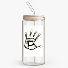 Банка с бамбуковой крышкой