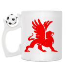 Кружка с футбольным мячиком