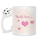 Кружка с футбольным мячиком