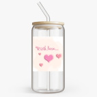 Банка с бамбуковой крышкой