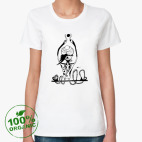 Женская футболка органик