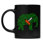 Кружка цветная UV-DTF