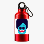 Металлическая бутылка 400 мл UV-DTF