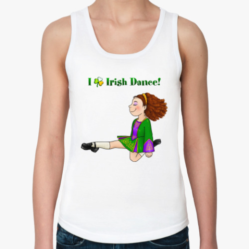 Женская майка с принтом Reel girl