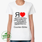 Женская футболка органик