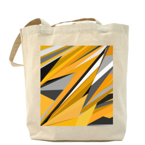 Сумка шоппер с принтом Геометрия цвета art