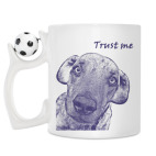 Кружка с футбольным мячиком