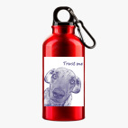 Металлическая бутылка 400 мл UV-DTF