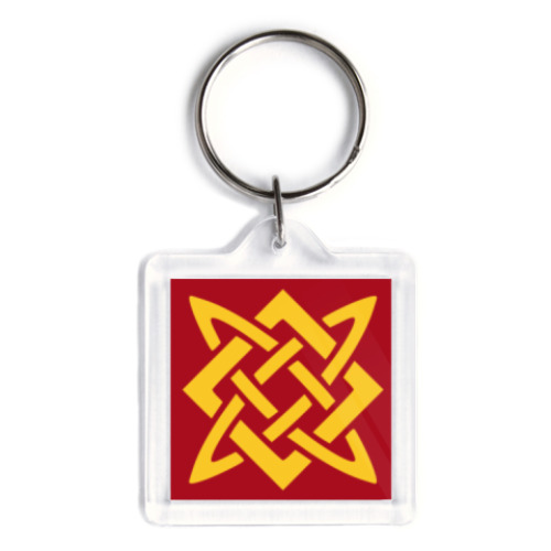 Брелок с принтом Звезда Руси (Сварогов квадрат)