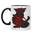 Кружка двухцветная