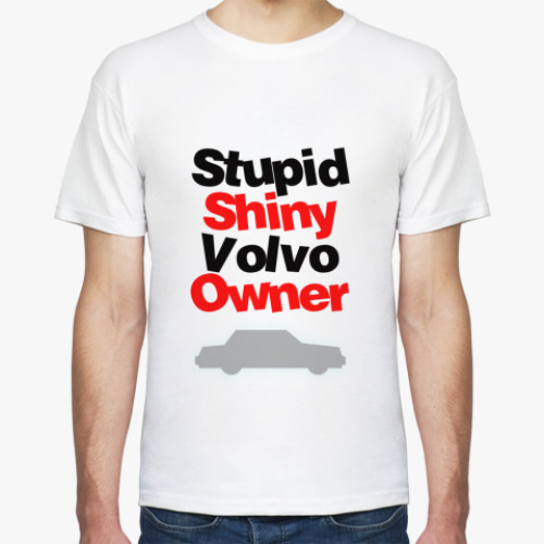 Футболка с принтом Volvo owner