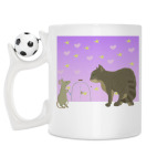 Кружка с футбольным мячиком