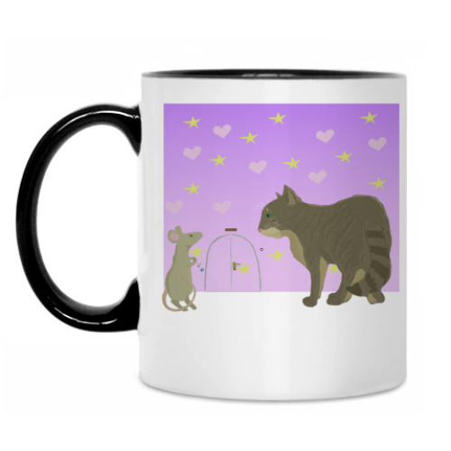 Кружка Кот и мышь
