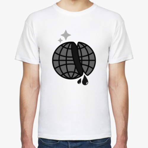 Футболка с принтом Planet Blood (Halftone)