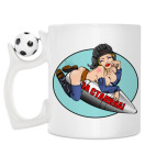 Кружка с футбольным мячиком