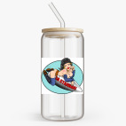 Банка с бамбуковой крышкой