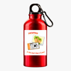 Металлическая бутылка 400 мл UV-DTF