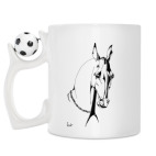 Кружка с футбольным мячиком