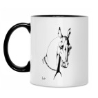 Кружка двухцветная