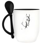 Кружка с ложкой