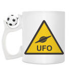 Кружка с футбольным мячиком