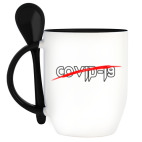 Кружка с ложкой