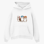 Толстовка худи оверсайз