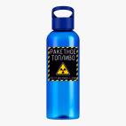 Прозрачная спортивная бутылка