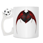 Кружка с футбольным мячиком