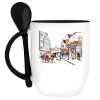 Кружка с ложкой